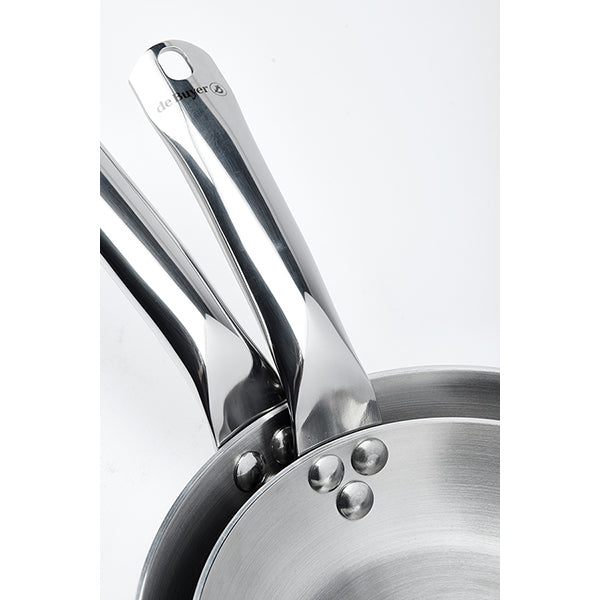 Lot 2 poêles tout inox Alchimy 24 et 28 cm De Buyer - Mathon - 3