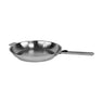 Lot 3 poêles tout inox Strate 20, 24 et 28 cm et manche amovible Cristel - Mathon - 2