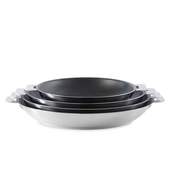 Poêle inox antiadhérente Strate sans manche 20 cm Cristel - Mathon - 3