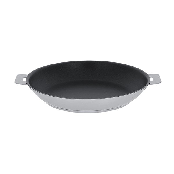 Poêle inox antiadhérente Strate sans manche 24 cm Cristel - Mathon - 1