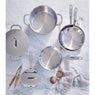 Lot 4 poêles à frire tout inox Maestro 20, 24, 28 et 32 cm   Beka - Mathon - 3