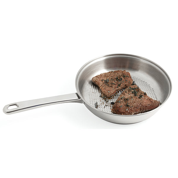 Poêle tout inox avec fond grill 28 cm Artame - Mathon - 3
