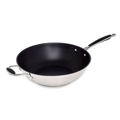 Wok inox antiadhérent 30 cm Excell