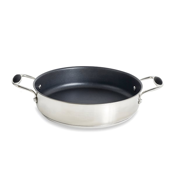 Sauteuse 2 anses inox antiadhérente 28 cm Excell