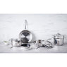 Sauteuse tout inox Chef 24 cm et couvercle Beka - Mathon - 2