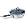 Sauteuse antiadhésive inox et couvercle Rapid Cook 24 cm Mathon - Mathon - 1