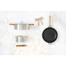 Sauteuse inox antiadhérente Strate sans manche 24 cm Cristel - Mathon - 4