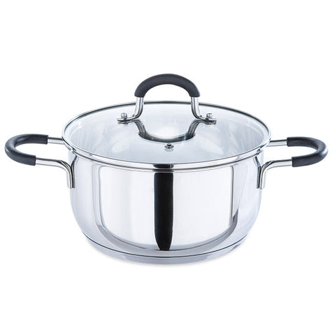 Faitout inox Rapid Cook avec couvercle 20 cm 3,1 L Mathon - Mathon - 1