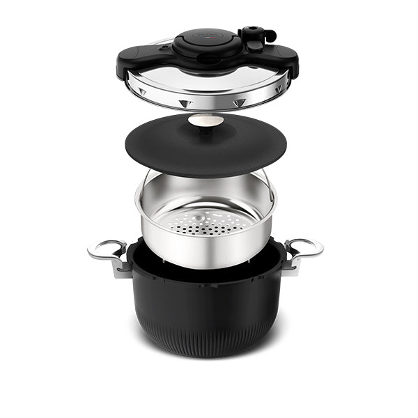 Cocotte-Minute® Clipso Tempo 3-en-1 6L Seb - Mathon - 2