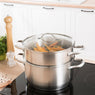 Cuiseur vapeur inox 26 cm 1 panier Mathon - Mathon - 1