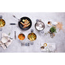Set 4 casseroles inox Select 14, 16, 18 et 20 cm avec poignée amovible grise Beka - Mathon - 2