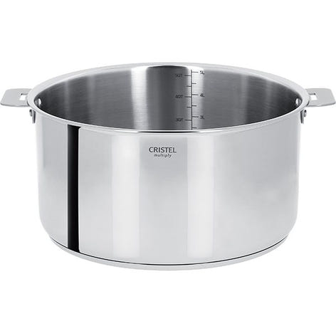 Casserole inox Casteline sans manche 16 cm Cristel - Mathon - 1