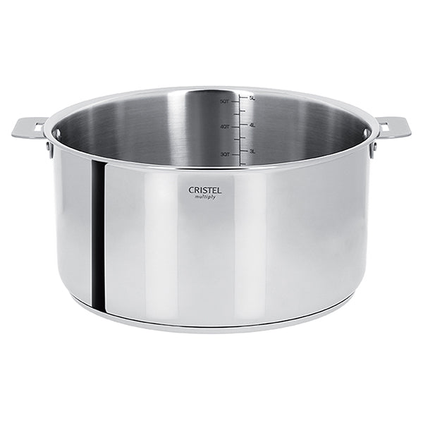 Casserole inox Casteline sans manche 20 cm Cristel - Mathon - 1