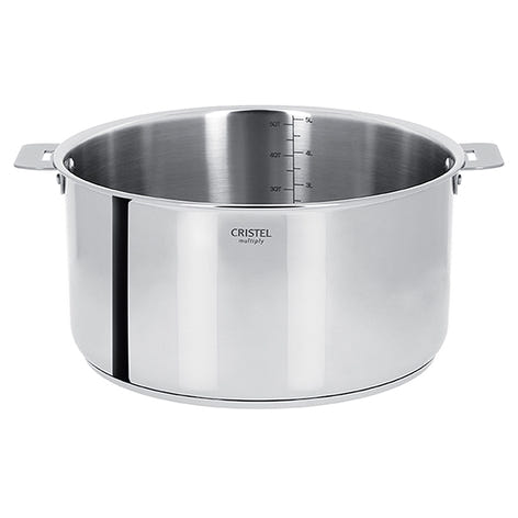 Casserole inox Casteline sans manche 20 cm Cristel - Mathon - 1