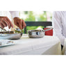 Lot 3 casseroles inox Castel
