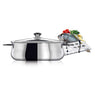 Faitout ovale Superchef 30 cm avec couvercle en verre et grille  Inoxriv - Mathon - 3