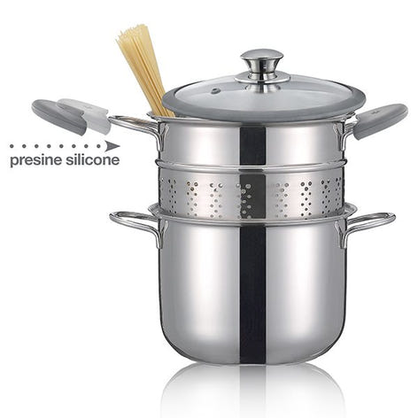 Cuit-pâtes Premium inox 20 cm 4 L Inoxriv - Mathon - 2
