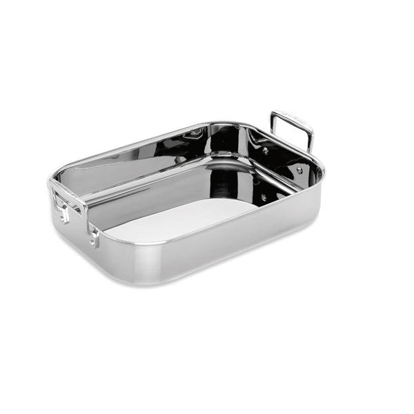 Plat à rôtir rectangulaire inox 35 cm Le Creuset - Mathon - 6
