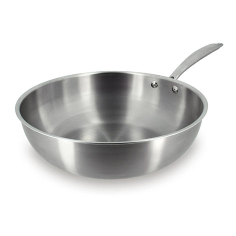 Wok tout inox Triply 28 cm Menastyl - Mathon - 1