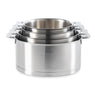 Set 4 casseroles inox Strate sans manche 14, 16, 18 et 20 cm Cristel - Mathon - 1