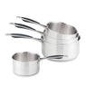 Lot 4 casseroles inox Excell
