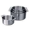Set 4 casseroles inox Mutine sans manche 14, 16, 18 et 20 cm Cristel - Mathon - 3