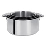 Set 4 casseroles inox Mutine sans manche 14, 16, 18 et 20 cm Cristel - Mathon - 2