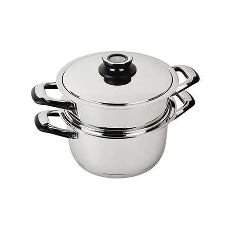 Lot faitout basse température et insert cuit vapeur 20cm Ecovitam - Mathon - 1