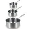 Lot 3 casseroles inox Triply 16, 18, 20 cm Menastyl - Mathon - 1