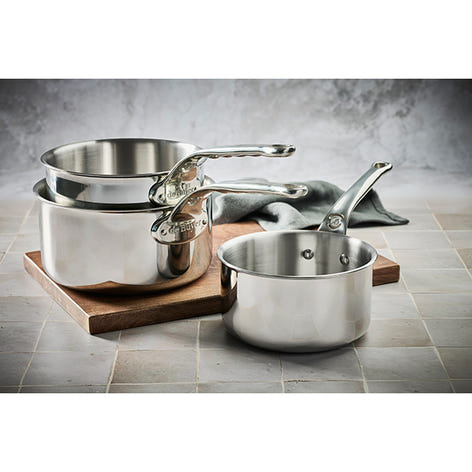 Lot 3 casseroles inox Affinity 16, 18 et 20 cm De Buyer - Mathon - 2