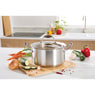 Lot faitout inox Excell’Inox 24 cm et couvercle en verre Mathon - Mathon - 2
