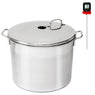 Lot bouilleur en inox 6 bocaux 24 L Guillouard et thermomètre digital à déclenchement automatique avec tige inox 25 cm Nogent - Mathon - 1