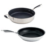 Lot poêle et sauteuse inox antiadhérentes Excell’Inox 28 cm Mathon - Mathon - 1
