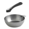 Lot sauteuse paysanne acier Minéral B 24 cm et manche amovible De Buyer - Mathon - 1