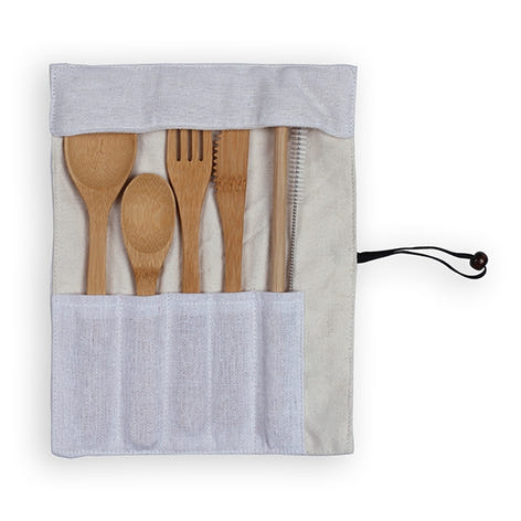 Set de couverts en bambou Livoo - Mathon - 2