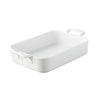 Plat rectangulaire porcelaine Belle Cuisine 26 cm Blanc Revol - Mathon