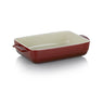 Plat à four rectangulaire en céramique 32 cm rouge Kela - Mathon