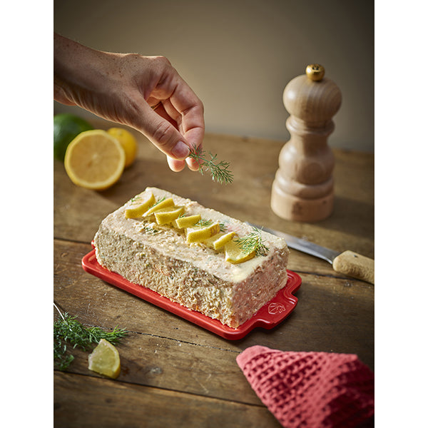 Terrine en céramique et presse 20 cm Appolia rouge  Peugeot - Mathon - 6