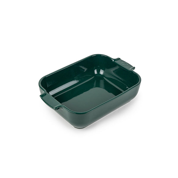 Plat à four céramique Appolia rectangulaire vert 25 cm Peugeot - Mathon - 1