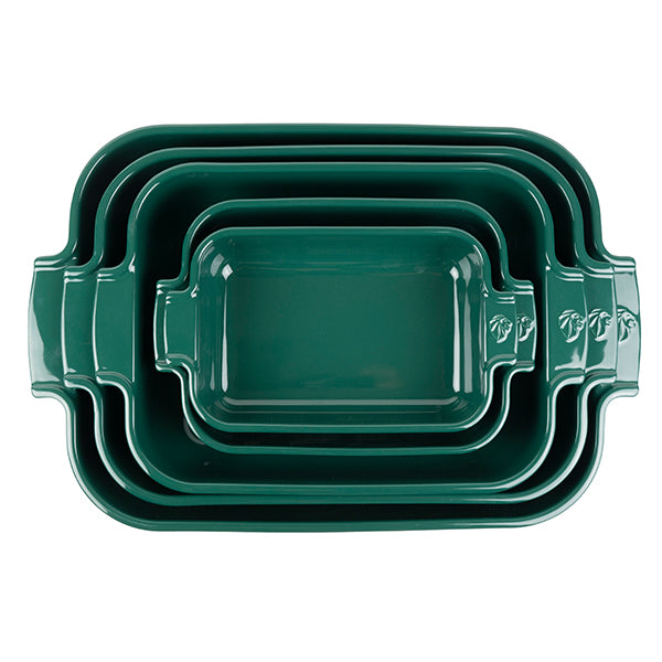 Plat à four céramique Appolia rectangulaire vert 32 cm Peugeot - Mathon - 5