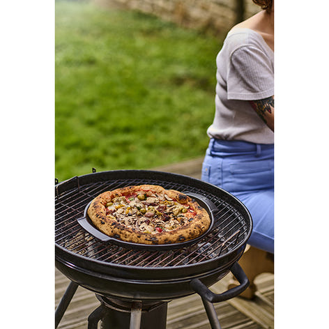 Plaque à pizza Grill To Table noir satin 34 cm  Peugeot - Mathon - 2