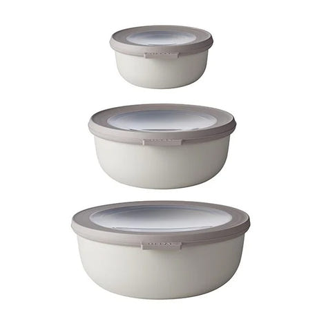 Lot de 3 bols Cirqula Nordic white 350ml, 750ml, 1250ml Mepal - Mathon - 1