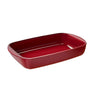 Plat à four rectangulaire en verre borosilicate avec couvercle Grenat 3,6 L Pebbly - Mathon - 3