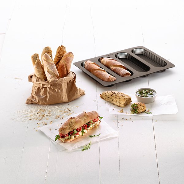 Plaque perforée  4 baguettes en silicone Lékué - Mathon - 4