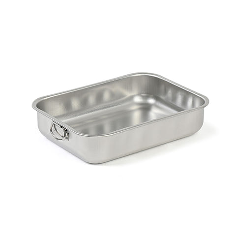Plat à four rectangulaire en inox 34,5 x 25 cm Steel Pan - Mathon - 2