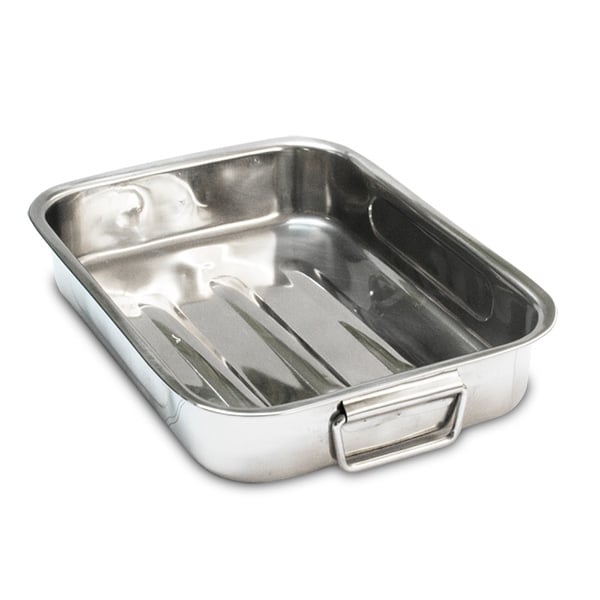 Plat à four rectangulaire inox 25 cm Baumalu - Mathon - 1