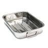 Plat à four rectangulaire inox 30 cm Baumalu - Mathon - 1
