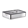 Plat à four en inox avec couvercle transparent 36 x 25 cm Inoxriv - Mathon - 1
