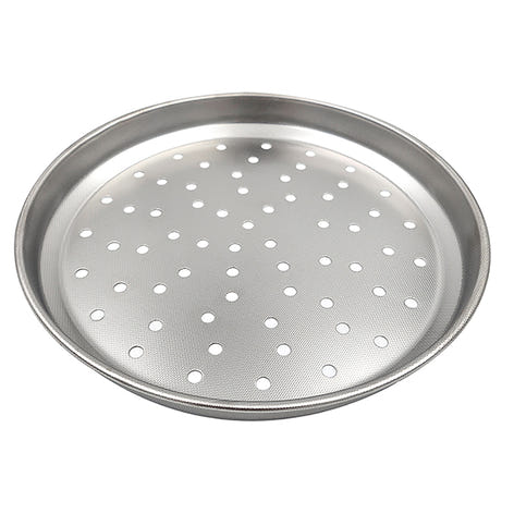 Plaque à pizza perforée inox 28 cm  Steel Pan - Mathon - 2