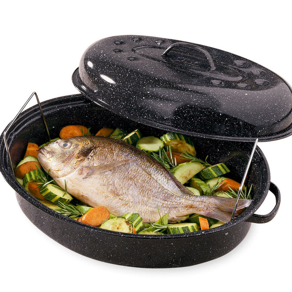 Roaster 40 cm avec livre offert Graniteware - Mathon - 3